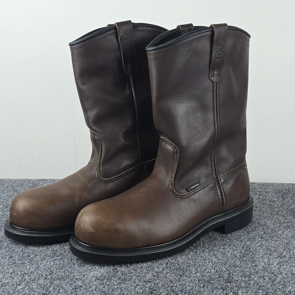 Red Wing 2230 Pull On Work Boots Men's 11.5 Brown Steel Toe Waterproof USA